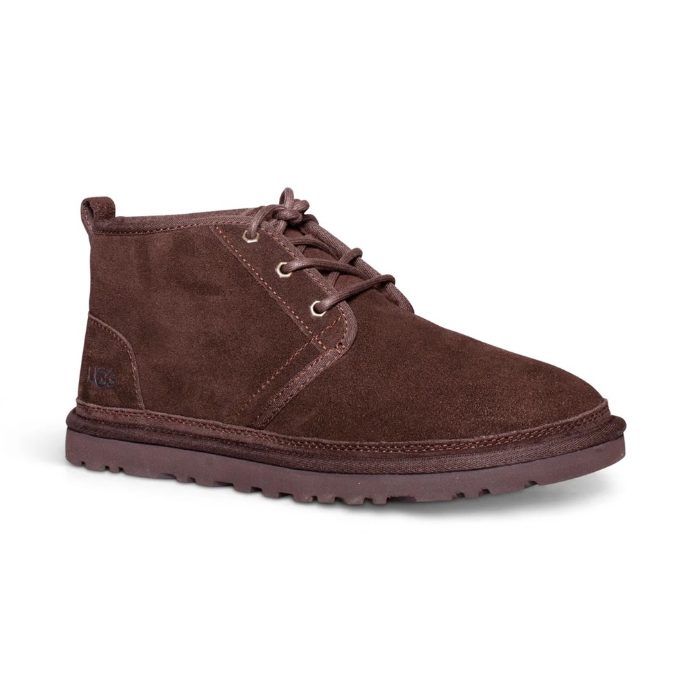New UGG Brown Suede Boots ankle lace Mens 7 EU 40 W 9